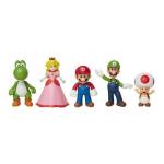 Set de Figuras Super Mario Mario and his Friends 5 Piezas