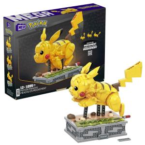 Kit de construcción Pokémon Mega Construx - Motion Pikachu 1095 Piezas