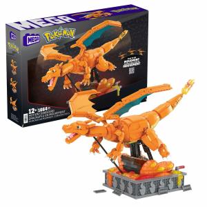 Kit de construcción Pokémon Mega Construx - Motion Charizard 1664 Piezas