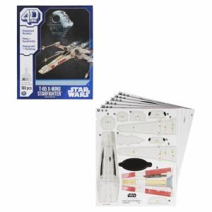 Juego de Construcción Star Wars T-65 X-Wing Starfighter 160 Piezas 38 x 34,5 x 26 cm Multicolor