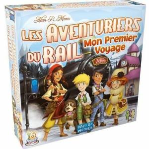 Juego de Mesa Asmodee Rail Adventurers : My First Voyage (FR) Negro Azul Blanco Verde