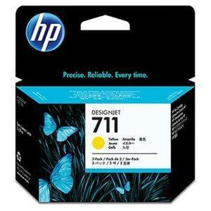 Cartucho de Tinta Original HP HP 711 Amarillo