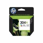 Cartucho de Tinta Original HP 304XL Deskjet 3720 Tricolor