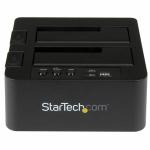 Adaptador para Disco Duro Startech SDOCK2U313R 10 Gbps Negro