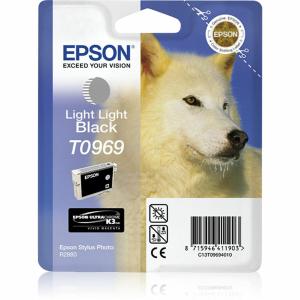 Cartucho de Tinta Original Epson T0969 Gris claro Negro