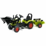 Playset de Vehículos Falk Backhoe loader with trailer