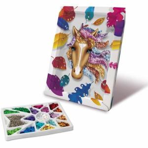 Juego de Manualidades Lansay Collection Sequins Cheval (1 Pieza)