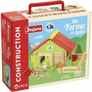 Figuras de Acción Jeujura Farm With Animals Playset (100 Piezas)