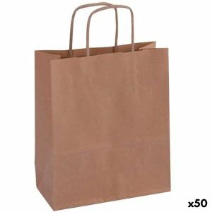 Bolsas Apli Kraft Papel Marrón 50 Piezas 120 g/m² 18 x 8 x 21 cm