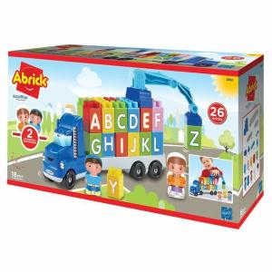 Playset Ecoiffier Abrick Camión con Grúa