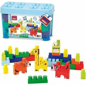 Juego de Construcción Ecoiffier Barrel Animals 50 Piezas