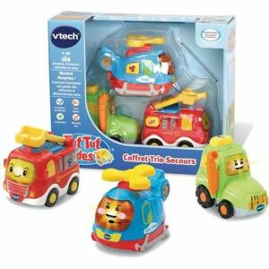 Set 3 Coches Vtech Tut Tut Bolides Multicolor