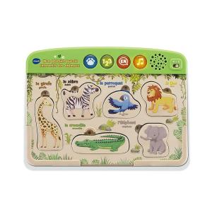 Juguete Interactivo Vtech Baby Puzzle Madera Animales