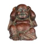 Figura Decorativa Atmosphera sabiduria santai 12 x 11 x 9,5 cm Marrón Poliresina