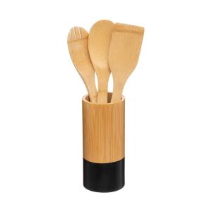 Bote para Utensilios de Cocina 5five Noir Kitchen