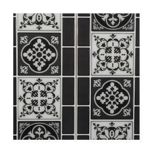 Pegatinas Atmosphera Decorativo Azulejo Negro 2 Unidades (30,5 x 25 x 0,3 cm)