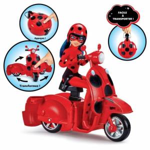 Figura de Acción Miraculous: Tales of Ladybug & Cat Noir Motocicleta