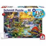 Puzzle Schmidt Spiele Dinosaurs Figuras 60 Piezas