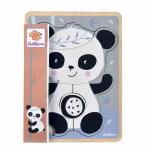 Puzzle Infantil de Madera Eichhorn Panda 6 Piezas