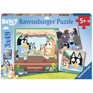 Set de 3 Puzzles Bluey Ravensburger 05685 147 Piezas