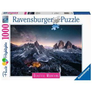 Puzzle Ravensburger 17318 Three Peaks at Lavaredo - Italy 1000 Piezas