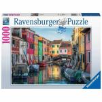 Puzzle Ravensburger 17392 Burano Canal - Venezia 1000 Piezas