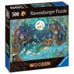 Puzzle Ravensburger 17516 Fantasy Forest Madera 500 Piezas