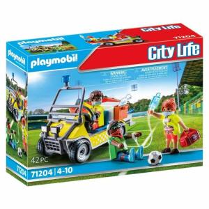 Playset de Vehículos Playmobil 71204 Futbolista 42 Piezas