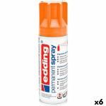 Pintura en spray Edding Permanente Naranja 200 ml (6 Unidades)