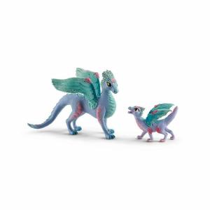 Figura de Acción Schleich Flower dragon with its little one