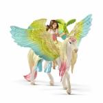 Figura de Acción Schleich Fairy Surah with glitter Pegasus Plástico