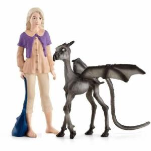 Figura de Acción Schleich Luna Lovegood & Baby Thestral Moderno