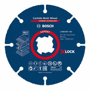 Disco de corte BOSCH X-Lock Expert 2608901192 Todo tipo de materiales Ø 115 mm