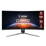 Monitor MSI 343CQR Curva 34" 165 Hz VA LCD 50-60 Hz