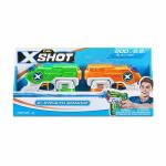 Pistola de Agua X-Shot Warfare Double Small Stealth 2 Piezas 16 x 13 x 3 cm