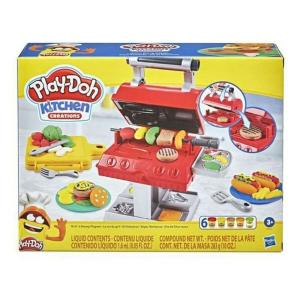 Juego de Plastilina Kitchen Creations Play-Doh Kitchen Creations Grill 'n Stamp Plástico Multicolor