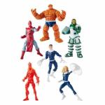 Figura de Acción Hasbro Marvel Legends Fantastic Four Vintage 6 Piezas