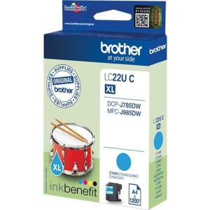 Cartucho de Tinta Original Brother LC-22U C XL Cian