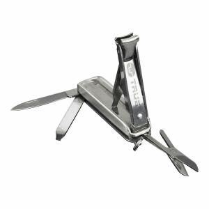 Navaja multiusos True Nailclip tu215k Cortauñas 6 en 1 Plateada