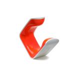 Soporte de bicicleta Hornit XWO2589 Blanco Naranja 58-69 mm