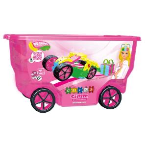 Juego de Construcción Clics ROLLERBOX GLITTER Multicolor 400 Piezas