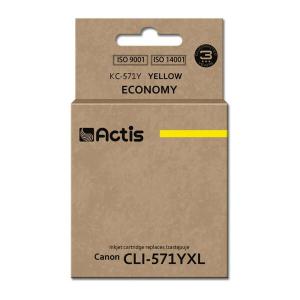 Cartucho de Tinta Original Actis KC-571Y Amarillo Blanco