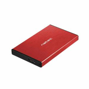 Funda Disco Duro Natec NKZ-1279 Negro Rojo USB Micro USB USB 3.2