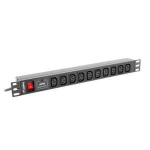 Regleta Lanberg PDU-10I-0200-IEC-BK Negro