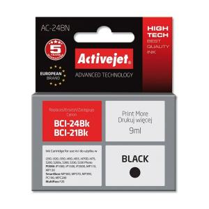 Cartucho de Tinta Original Activejet AC-24BN Negro