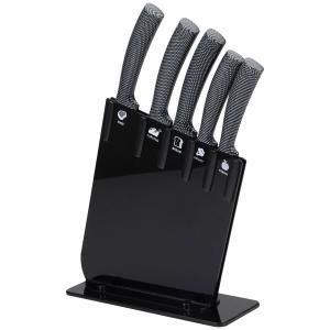 Juego de Cuchillos de Cocina y Soporte San Ignacio Jarama GT SG4330 Acero Inoxidable ABS (6 Piezas)