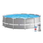 Piscina Desmontable Intex Prism Frame 6503 l Redonda Depuradora para Piscina (366 x 76 cm)