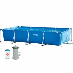 Piscina Desmontable Intex Frame 7127 L Rectangular 450 X 220 X 84 CM