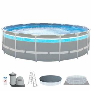 Piscina Desmontable Colorbaby Clearview Prism Frame 488 x 122 cm