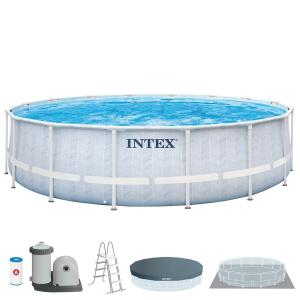 Piscina Desmontable Intex Chevron Prism Redonda 427 x 107 cm